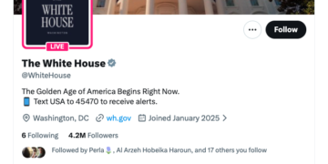 حساب البيت الأبيض على إكس ينشر فيديوهات غريبة ويثير الجدل