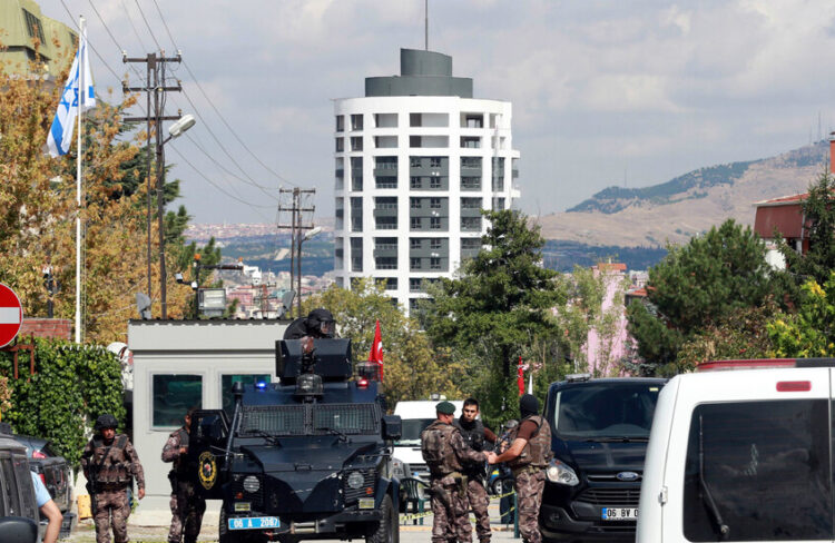 إطلاق نار في محيط القنصلية الاسرائيلية في اسطنبول