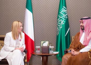 رئيسة وزراء ايطاليا جورجيا ميلوني في لسعودية